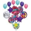Trolls World Tour Party Supplies Poppy Saves Music Balloon Bouquet Decorations