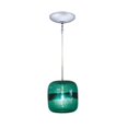 thumbnail image 1 of Jesco Lighting KIT-QAP407-TECH Tumbler Shaped Color Glass, Satin Nickel, 1 of 1