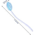 thumbnail image 2 of Triani Back Lotion Applicator and Massager by Body 17.25" Long Handheld Self-Handhled Easy Reach with Non Slip Handle Lotion Oil Cream Applicator for Body Leg Bath Brush(Blue), 2 of 7