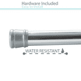 thumbnail image 5 of Bath Bliss 42" to 72" Adjustable Straight Shower Curtain Rod, Chrome, 5 of 6