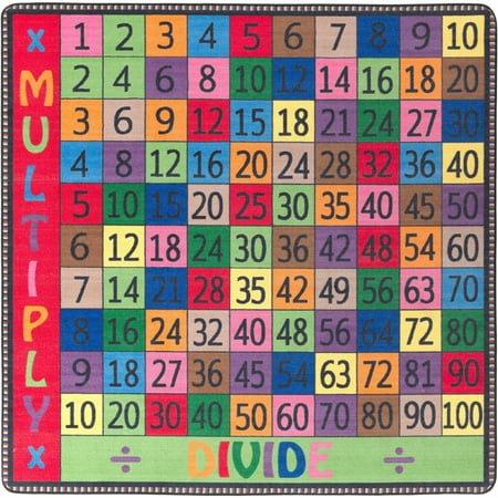 - Flagship Carpets Math Coll. Multiply/Divide Rug - 48