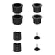 thumbnail image 1 of Chookachoo 8 Piezas De Base Para Sombrilla, Anillo Para Tapar Agujeros, Tapa Y Funda, Repuestos Para Sombrilla De Patio, Estabilizador Para Base (Para Base), 1 of 8