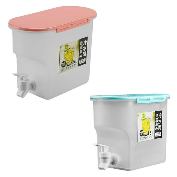 Popular!Maojin Dispensador de bebidas de 2 piezas Dispensadores de bebidas para fiestas Dispensador de jarra de agua de 3,5 l Dispensador de limonada Dispensadores de bebidas heladas