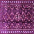 thumbnail image 1 of Ahgly Company Indoor Square Persian Purple Traditional Area Rugs, 7' Square, 1 of 4