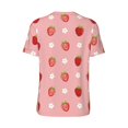 thumbnail image 3 of Rocae Strawberries for Breathable Men's Baseball T-Shirt Fashionable Casual Baseball Jersey, Moisture-wicking Sportswear 3X-Large, 3 of 9