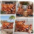 thumbnail image 5 of 2 Pack Outdoor Waterproof Throw Pillows, Abstraction Distortion Lines Art Decorative Square Pillow Case Patio Pillows for Chair Couch Sofa 16x16in, 5 of 9
