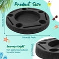 thumbnail image 2 of Soporte flotante para bebidas Qinyoung, grande, negro, 5 compartimentos, 2 of 7