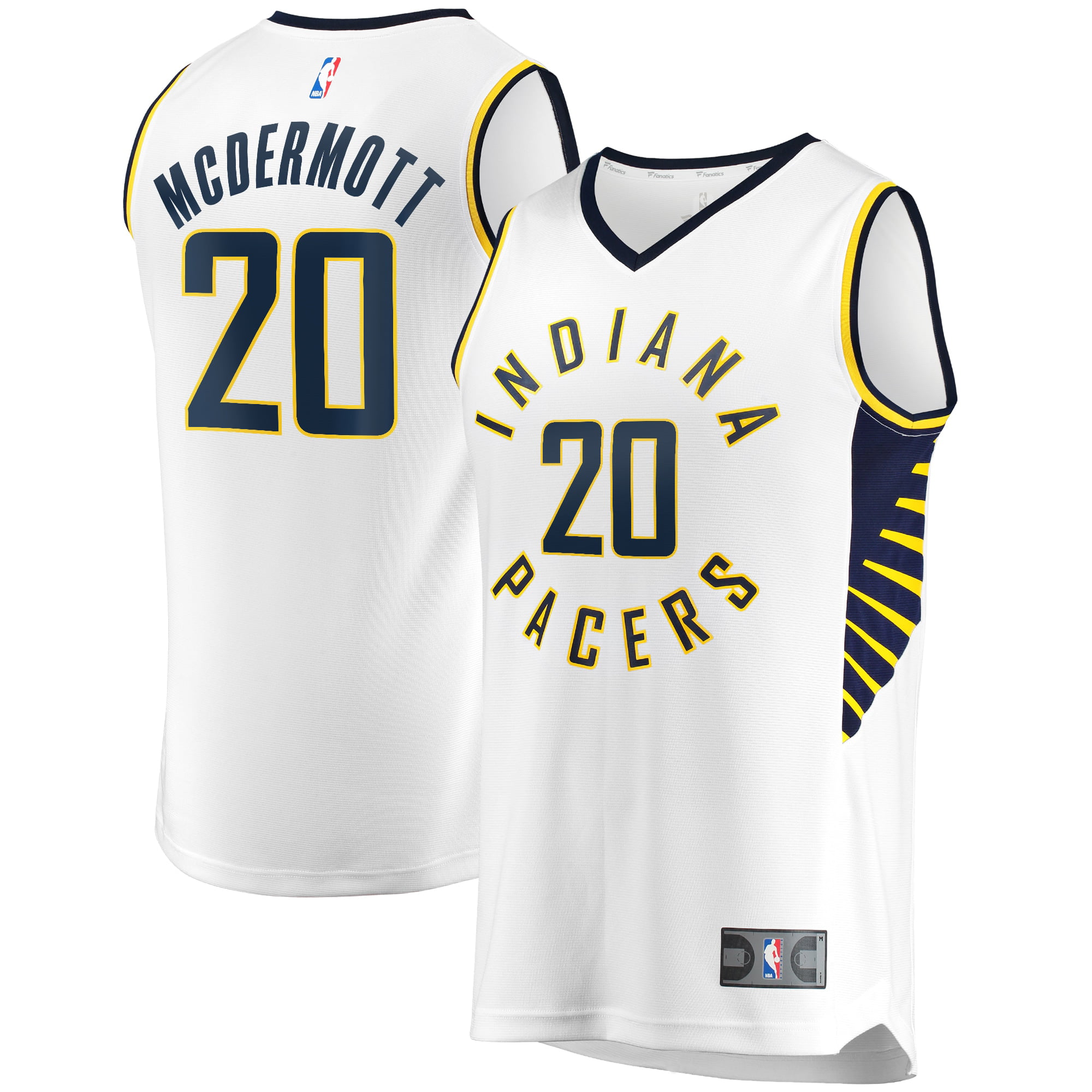 Doug McDermott Indiana Pacers Fanatics Branded Fast Break Player Replica Jersey ...