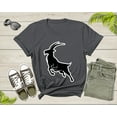 thumbnail image 5 of Cool Wild Goat Animal Horn Livestock Silhouette Capricorn T-Shirt Goat Lover Shirt Farm Animal Goat Gift Tshirt Farm Life Animal Lover Shirt, 5 of 8