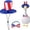 C-76412BB, variant on Graduation Dog Costume Set, Porch Pet Garden Ornament Clothing, 7-Inch Mini Goose Outfit, Outdoor Decor for Spring Season, One Size Fits Most