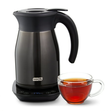 

Dash Insulated Electric Kettle Cordless Hot Water Kettle - Black Stainless Steel 57oz/1.7L