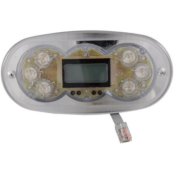 Balboa G8262 L620S Oval 6-button Spa Side Control Panel, No Overlay