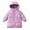 Light Violet, variant on Kid Girls Hooded Winter Coats Mid-Length Puffer Jackets Warm Thicken Padded Down Coat Toddler Water Resistant Quilted Down Jacket Long Sleeve Outwear with Pockets