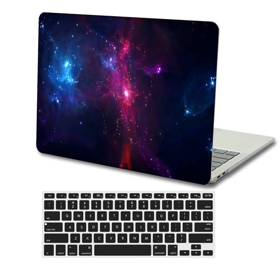 KSK KAISHEK Plastic Hard Case Cover Compatible with 2010-2017 Release Old Version MacBook Air 13" Not Retina Display + Black Keyboard Cover Model: A1369 A1466 Galaxy A 0037
