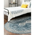 thumbnail image 3 of Rugs.com Newport Collection Rug – 4' x 6' Oval Navy Blue Medium Rug Perfect For Living Rooms, Large Dining Rooms, Open Floorplans, 3 of 9