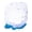Blue, variant on Breathable Pet Mesh Tulle Hood Anti‑scavenging Anti‑licking Pet Head Cover with Print Reusable Protective Guard for Dogs Cats for Walking Training Recovery