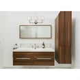 thumbnail image 2 of Bethany 3 lights bath sconce in satin nickel with white fabric shade, 2 of 5