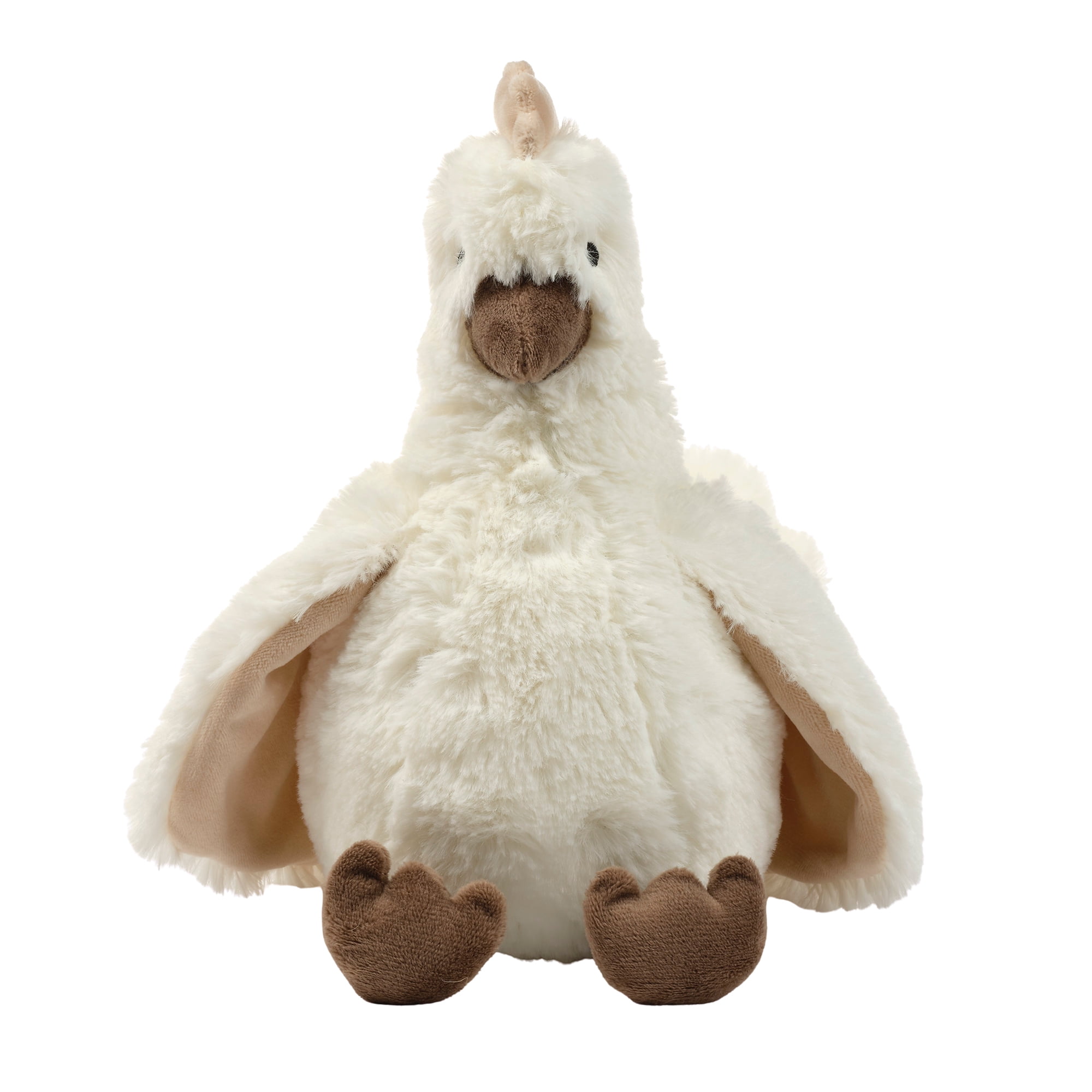 Bedtime Originals Farmyard Friends Plush Chicken Stuffed Animal Toy - Peep