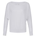 thumbnail image 3 of Bella Canvas- Camiseta Flowy de manga larga (Blanco), 3 of 3