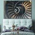 thumbnail image 3 of TISHIRON 3PCS Framed Canvas Wall Art Set,60"x40" Aircraft Turbo-jet Engine Canvas Art Decor, 3 of 7