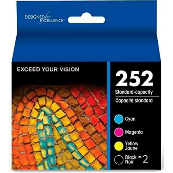 252XL Ink for Epson 252XL Ink for Epson 252XL Ink Cartridges for WF-7110 WF-7710 WF-7720 WF-3640 WF-3620