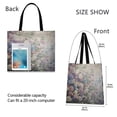 thumbnail image 3 of Canvas Tote Bag for Women Girls Design Print Colorful Assortment Of Flowers Tote, 3 of 8