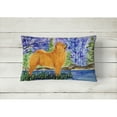 thumbnail image 2 of Caroline's Treasures SS8600PW1216 Chow Chow Decorative   Canvas Fabric Pillow, 12H x16W, multicolor, 2 of 3