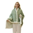 thumbnail image 1 of Billuyoard Capas elegantes para mujer, manta de regazo a cuadros, chal, manta vestible multifunción, Poncho usable Decoración del hogar do, 1 of 6