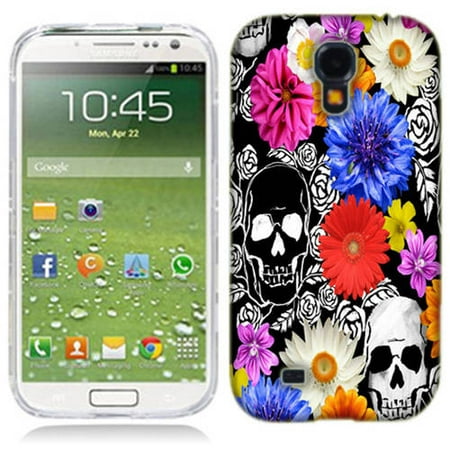 Mundaze Skulls and Flowers Phone Case Cover for Samsung Galaxy