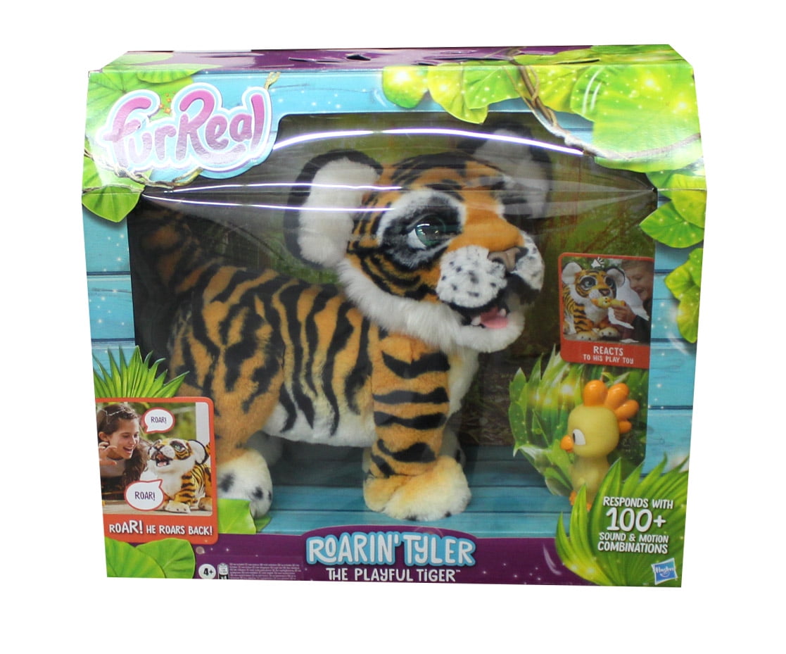 FurReal Roarin The Playful Tiger Interactive Plush Toy 100 Sound--Motion 