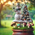 thumbnail image 4 of Xihbxyly Ofertas Prime Del Día Solo Hoy Liquidación Deja La Inserción para Jardín con Muñeco de Nieve y Árbol de Navidad, Decora Los Interiores y Exteriores, Inserta El Suelo para Llevar., 4 of 6