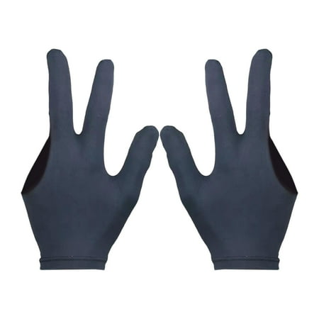 DimyFew 2x Billiard Gloves Professional Non Slip Sporting Goods Snooker Billiards Gloves