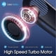 thumbnail image 4 of Bladeless Cooling Neck Fan, Hands Free Semiconductor Cooling Chip Hanging Personal Fans, 4000 mAh Rechargeable Battery Powered, One-Button Cooling Lea, 4 of 5