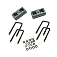 thumbnail image 1 of Superlift Leaf Spring Block Kit 3225 2 Inch Lift; Cast Iron; Set Of 2 With U Bolts, 1 of 9
