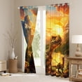 thumbnail image 2 of jejeloiu Wild Dinosaur Blackout Curtains Set of 2 (52x84 Each),Natural Scenery Mountain Window Curtains,Jungle Wildlife Curtains and Drapes For Boys Kids,Breathable Bedroom Decorative, 2 of 6