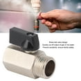 thumbnail image 3 of Gas Valve, Brass Ball Valve Design Gas Valve Straight Gas Key Valve Gas Ball Valve Durable Material Brass Gas Valve for Water Oil Gas and Outdoor Water Pipeline, 3 of 8