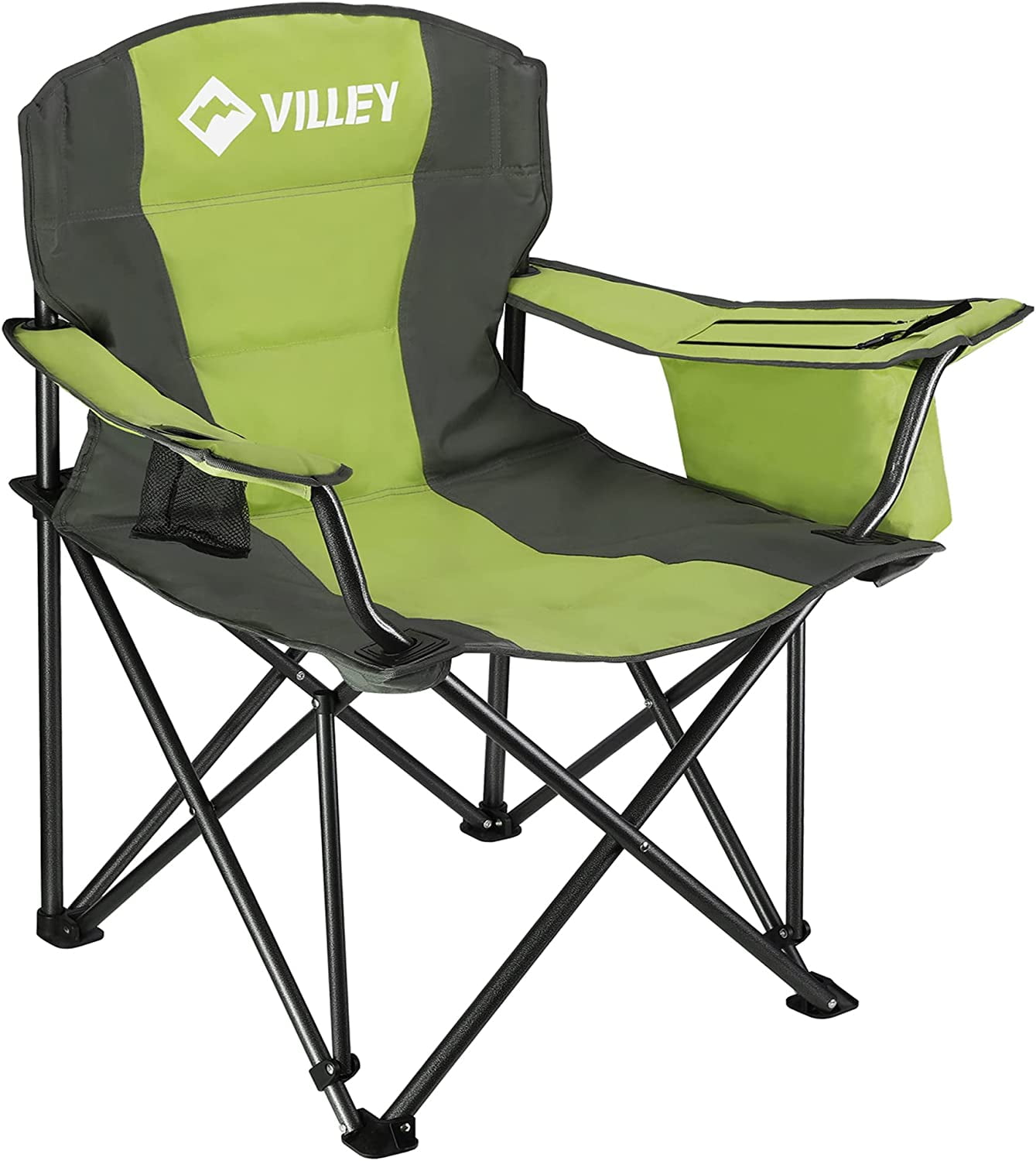 VILLEY Oversized Camping Chair, Heavy Duty Support 450 lbs