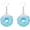 Blue, variant on Donut Dangle Earrings for Women - Fun and Sweet Cake Jewelry, Pink Donut Earrings for Women[j5624]