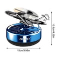 thumbnail image 3 of IBaodan Aeroplane Solar Rotating Car Aroma Jewellery Helicopter Car Aroma Car Perfume Interior Decoration Accessories Car And Home Diffuser Housewarming Gift, 3 of 4