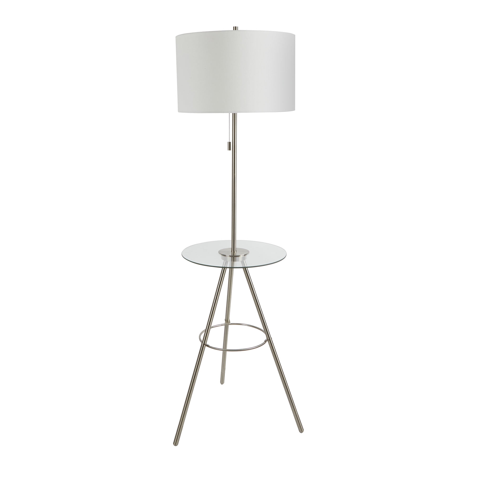 Better Homes Gardens Modern Metal Glass Tripod Base Floor Lamp Mulitple Finishes