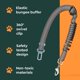 thumbnail image 4 of Arnés para perros para coche, arnés para perros para coche con reposacabezas ajustable de 51 a 63 cm, arnés para perros para coche con elástico + clip giratorio, arneses para perros, arnés para perro, 4 of 5