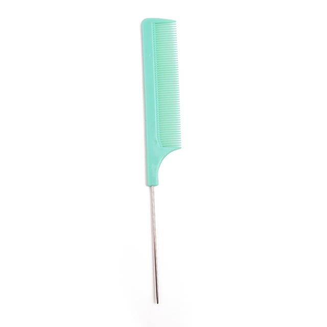Tail Comb Plastic Portable Different Colors New-style Bright Exquisite Appearance Easy Installment Long Service Life Hair Picks Lake Green