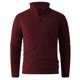 thumbnail image 2 of pstuiky hombres de manga larga, Suéter de punto cálido de color sólido de moda informal para hombre, manga larga, top redondo Tops de hombre xxl, 2 of 6