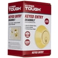 thumbnail image 6 of Hyper Tough Double Cylinder Deadbolt in Polished Brass Finish, 6 of 7