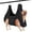 Black, variant on Dog Hammock Helper for Nail Trimming, Pet Grooming Hammock Harness for Cats & Dogs, Restraint Bag with 2 S Hooks, 2 in 1 Dog Towel Drying
