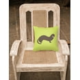 thumbnail image 2 of Russian or European Mink Green Fabric Decorative Pillow, 2 of 2