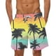 thumbnail image 1 of Pantalones Cortos Casuales para Hombre Imprimir con Bolsillos Pantalones de Playa de Cintura Elástica, Pantalones Cortos de Cintura Elástica para Hombre, 1 of 8