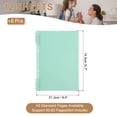 thumbnail image 2 of Uxcell 12 Pack Binding Covers, B5(10.3x7.2 Inch) 22 Mil Plastic Notebook Covers Sheets with Binding Comb for Book Report Presentation, Light green, 2 of 6