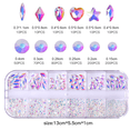 thumbnail image 2 of Base plana de gemas de cristal para decoración de uñas, diseño de decoración de joyas de diamantes artesanales MFZFUKR CPB-US-CJZ294-10, 2 of 5