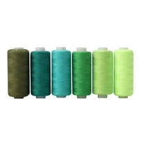 Zeceouar Sewing Thread 36 Colors Sewing Industrial Machine and Hand Stitching Cotton Sewing Thread (6 Color/pack)